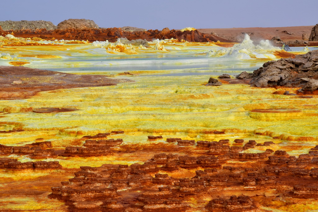 Dallol, Sulphur Springs